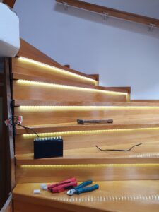LED podsvietenie schodníc